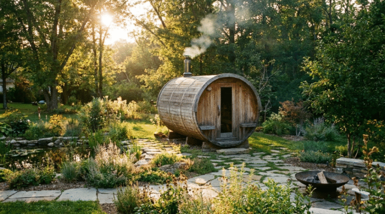 What to Put a Barrel Sauna On: Pads, Decks, and Gravel for Small Spaces